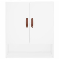 Produktbild för Väggskåp vit 60x31x70 cm konstruerat trä