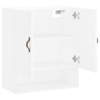 Produktbild för Väggskåp vit 60x31x70 cm konstruerat trä