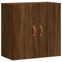 Miniatyr av produktbild för Väggskåp brun ek 60x31x60 cm konstruerat trä