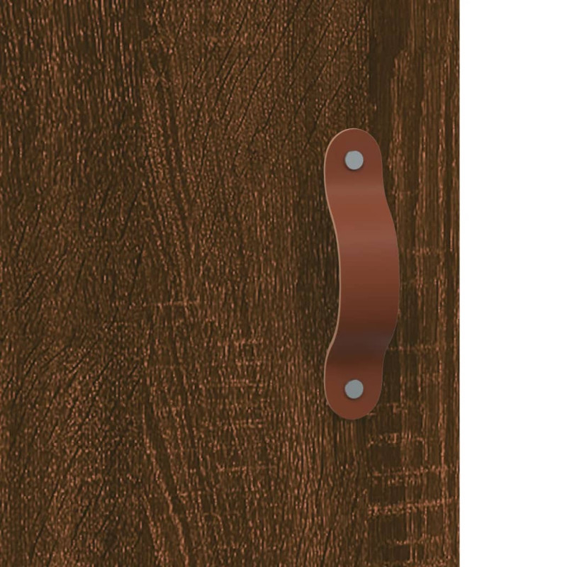 Produktbild för Väggskåp brun ek 60x31x60 cm konstruerat trä