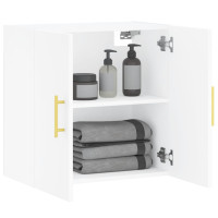 Produktbild för Väggskåp vit 60x31x60 cm konstruerat trä