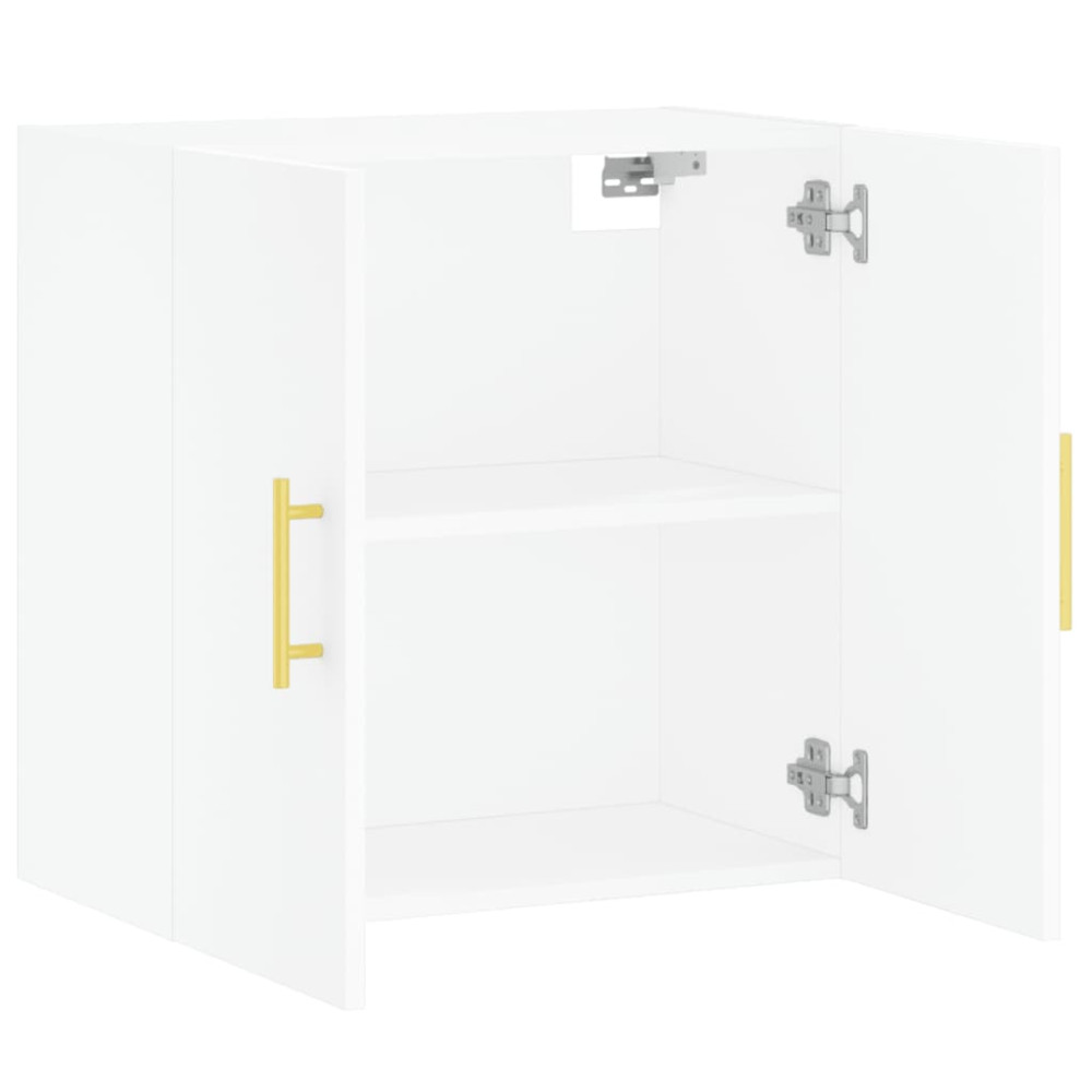 Produktbild för Väggskåp vit 60x31x60 cm konstruerat trä
