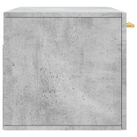 Produktbild för Väggskåp betonggrå 80x36,5x35 cm konstruerat trä