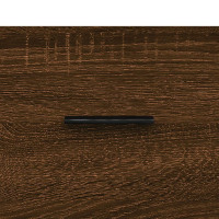 Miniatyr av produktbild för Väggskåp brun ek 80x36,5x35 cm konstruerat trä