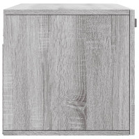Produktbild för Väggskåp grå sonoma 80x36,5x35 cm konstruerat trä