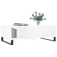 Produktbild för Soffbord vit 104x60x35 cm konstruerat trä