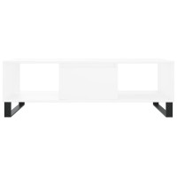 Produktbild för Soffbord vit 104x60x35 cm konstruerat trä