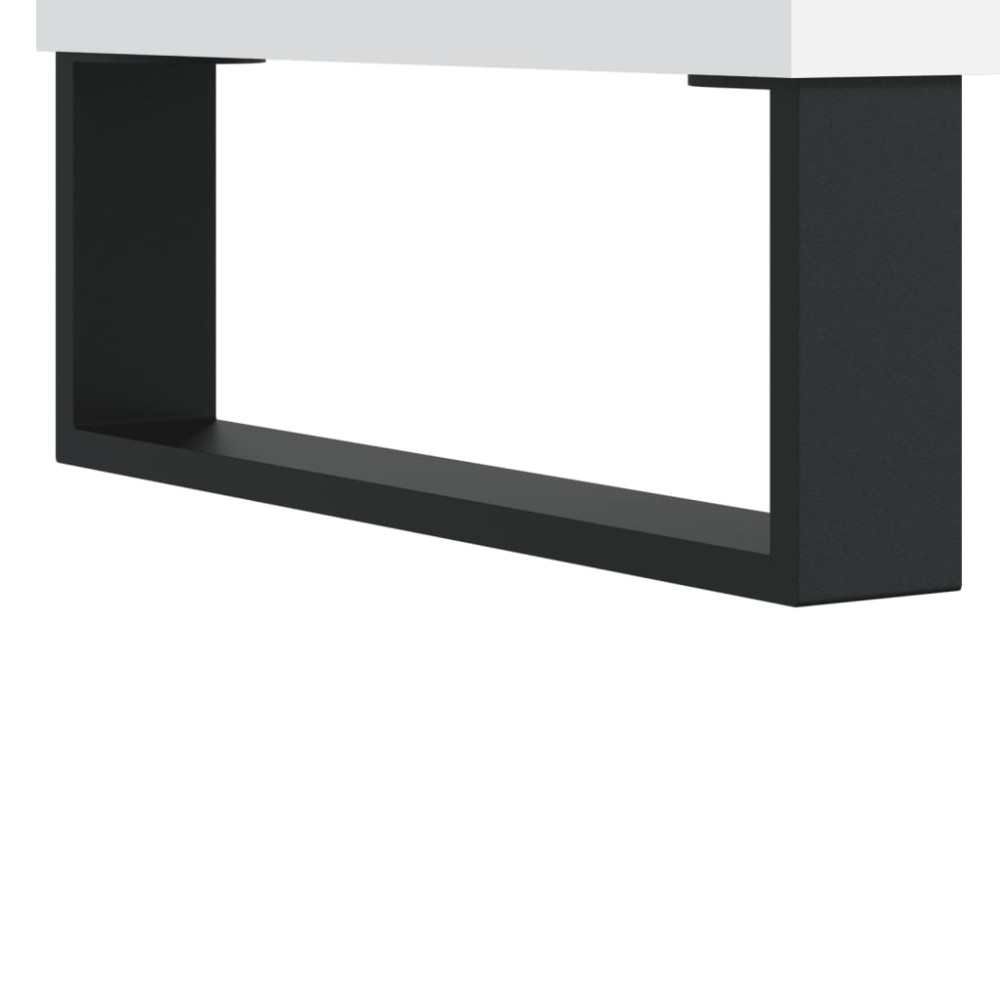 Produktbild för Soffbord vit 104x60x35 cm konstruerat trä