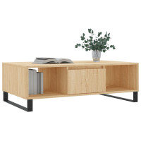 Produktbild för Soffbord sonoma-ek 104x60x35 cm konstruerat trä