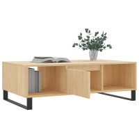Produktbild för Soffbord sonoma-ek 104x60x35 cm konstruerat trä