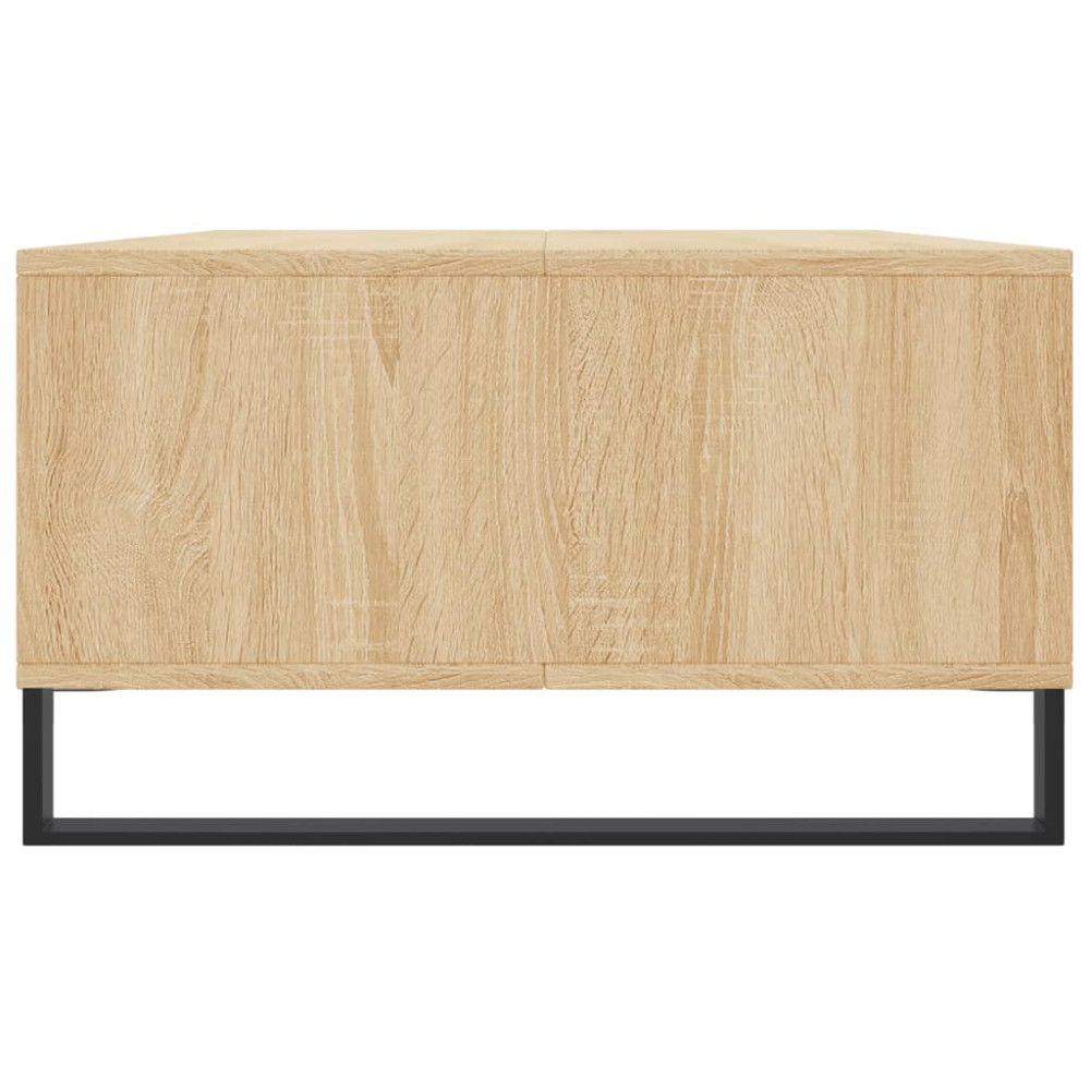 Produktbild för Soffbord sonoma-ek 104x60x35 cm konstruerat trä
