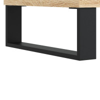 Produktbild för Soffbord sonoma-ek 104x60x35 cm konstruerat trä
