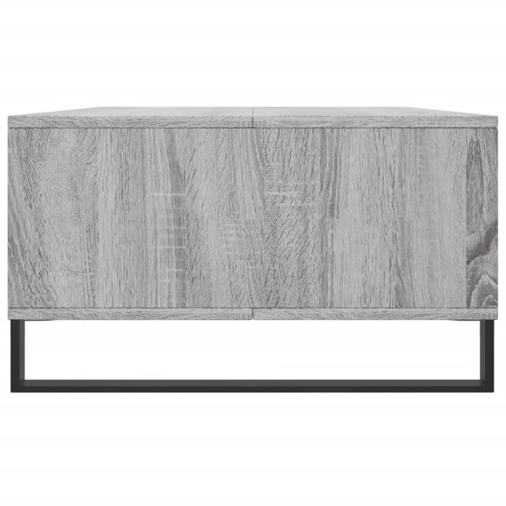 Produktbild för Soffbord grå sonoma 104x60x35 cm konstruerat trä