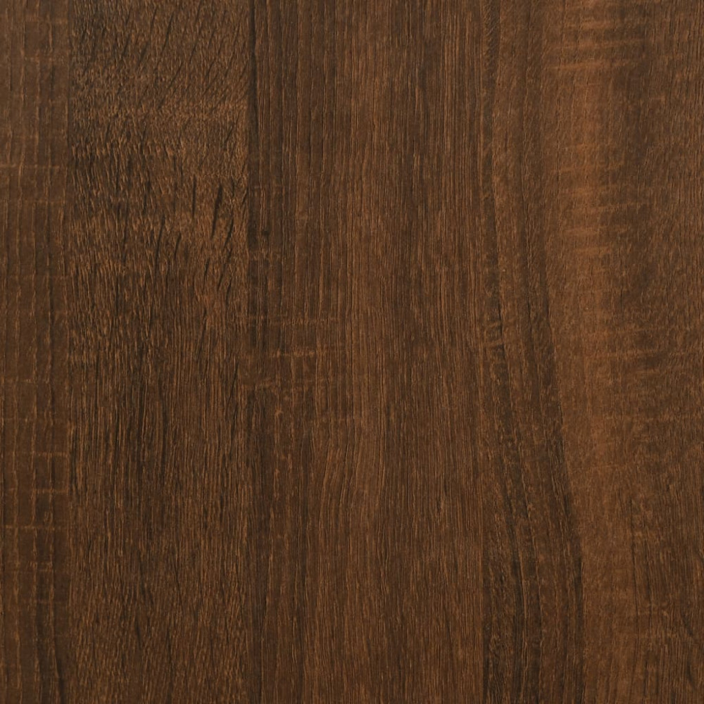 Produktbild för Soffbord brun ek 90x50x40 cm konstruerat trä
