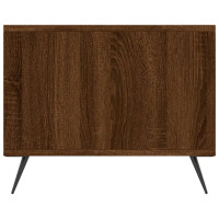 Produktbild för Soffbord brun ek 90x50x40 cm konstruerat trä