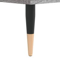 Produktbild för Soffbord grå sonoma 90x50x40 cm konstruerat trä
