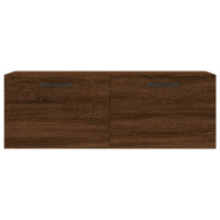 Produktbild för Väggskåp brun ek 100x36,5x35 cm konstruerat trä