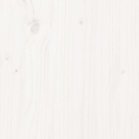 Produktbild för Loungegrupp för trädgården med dynor 7 delar vit massivt trä