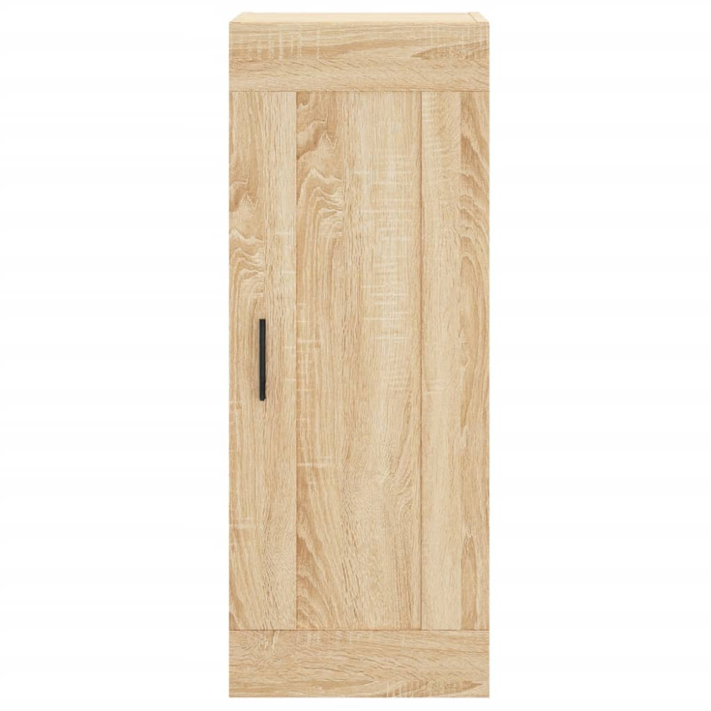 Produktbild för Väggskåp sonoma-ek 34,5x34x90 cm konstruerat trä