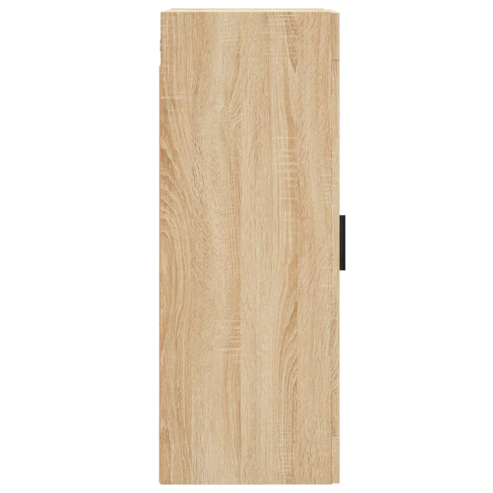 Produktbild för Väggskåp sonoma-ek 34,5x34x90 cm konstruerat trä