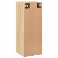 Produktbild för Väggskåp sonoma-ek 34,5x34x90 cm konstruerat trä