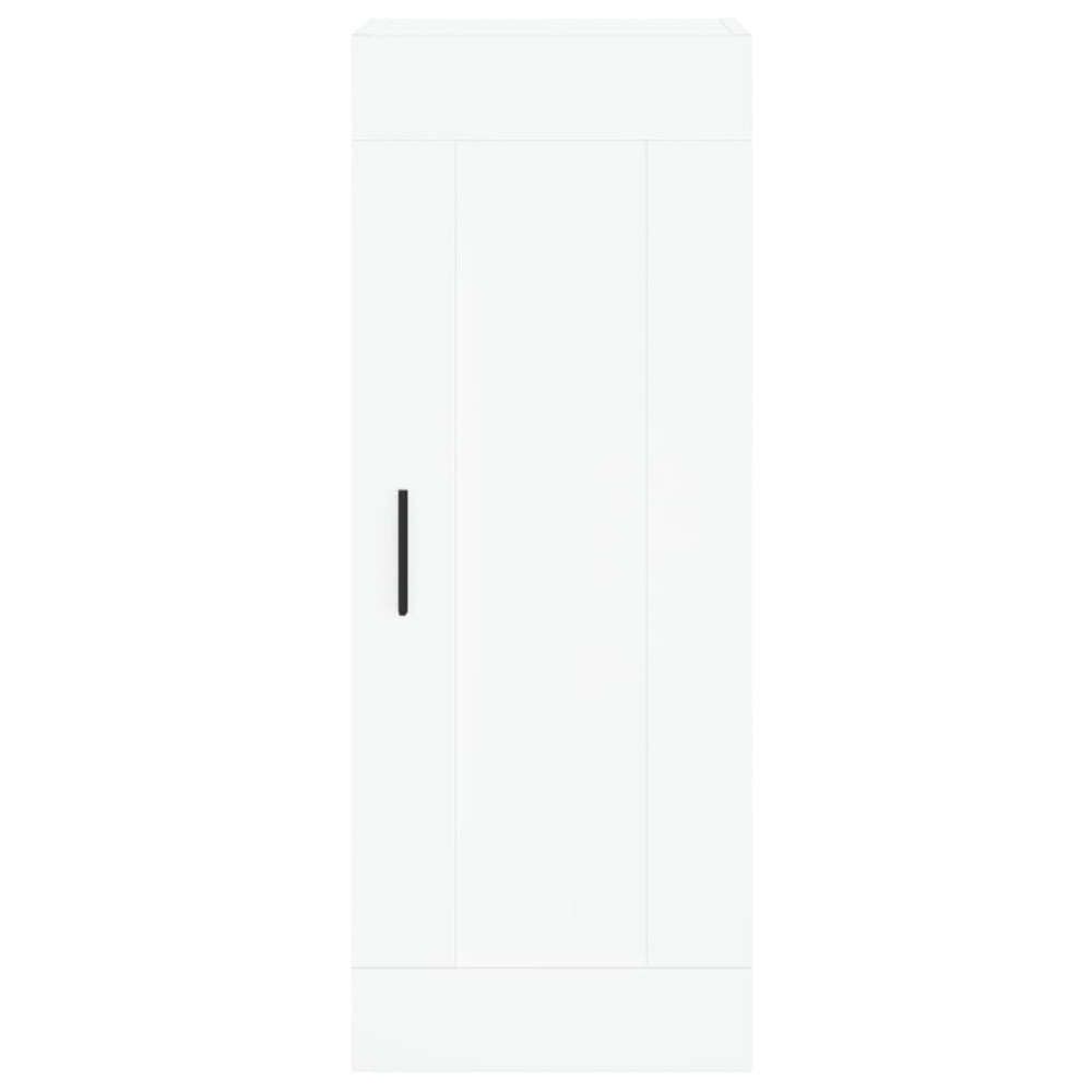 Produktbild för Väggskåp vit 34,5x34x90 cm konstruerat trä
