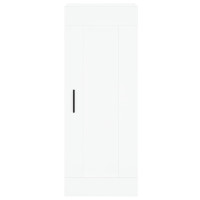 Produktbild för Väggskåp vit 34,5x34x90 cm konstruerat trä