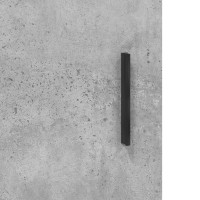 Miniatyr av produktbild för Väggskåp betonggrå 69,5x34x90 cm konstruerat trä