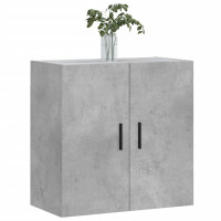 Miniatyr av produktbild för Väggskåp betonggrå 60x31x60 cm konstruerat trä