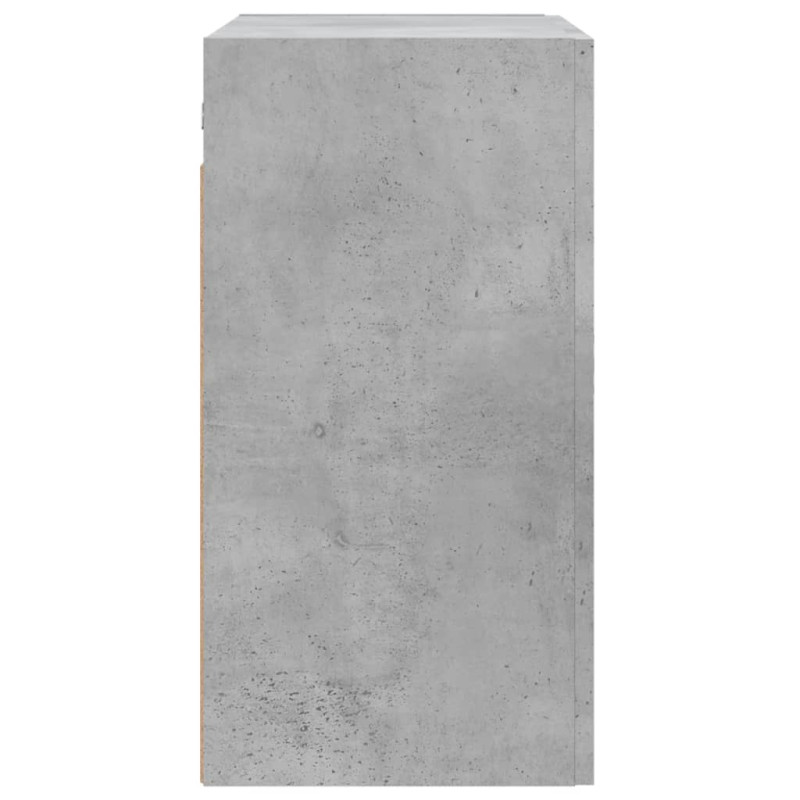 Produktbild för Väggskåp betonggrå 60x31x60 cm konstruerat trä
