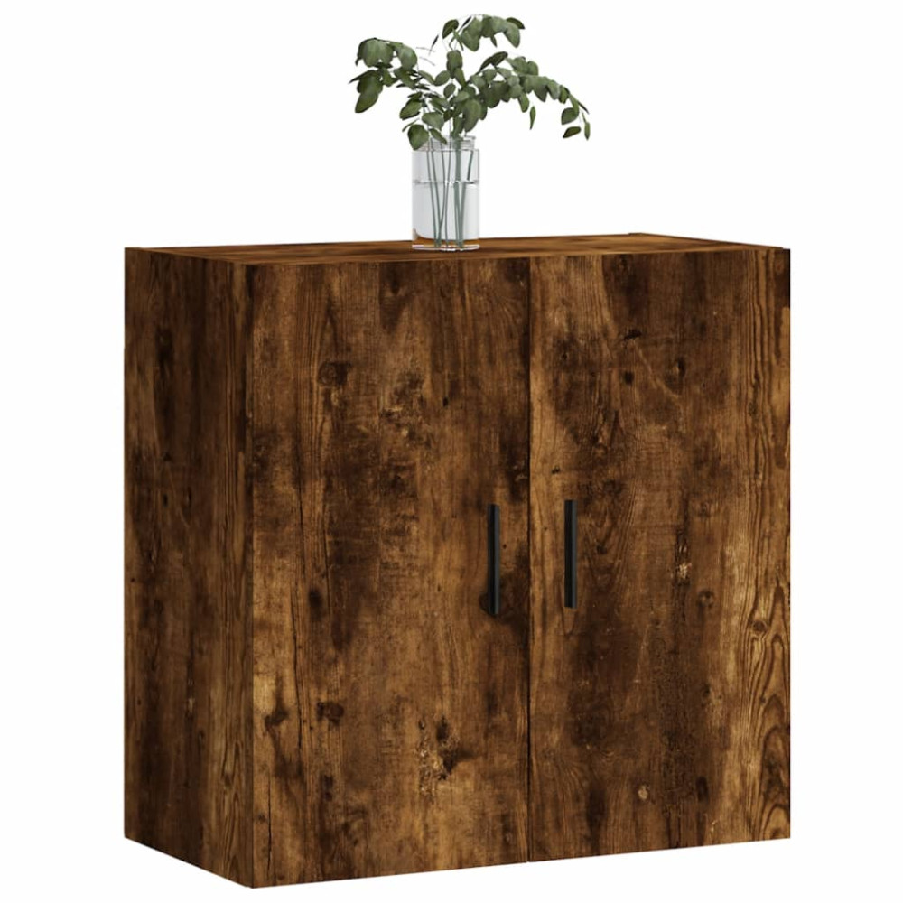 Produktbild för Väggskåp rökfärgad ek 60x31x60 cm konstruerat trä