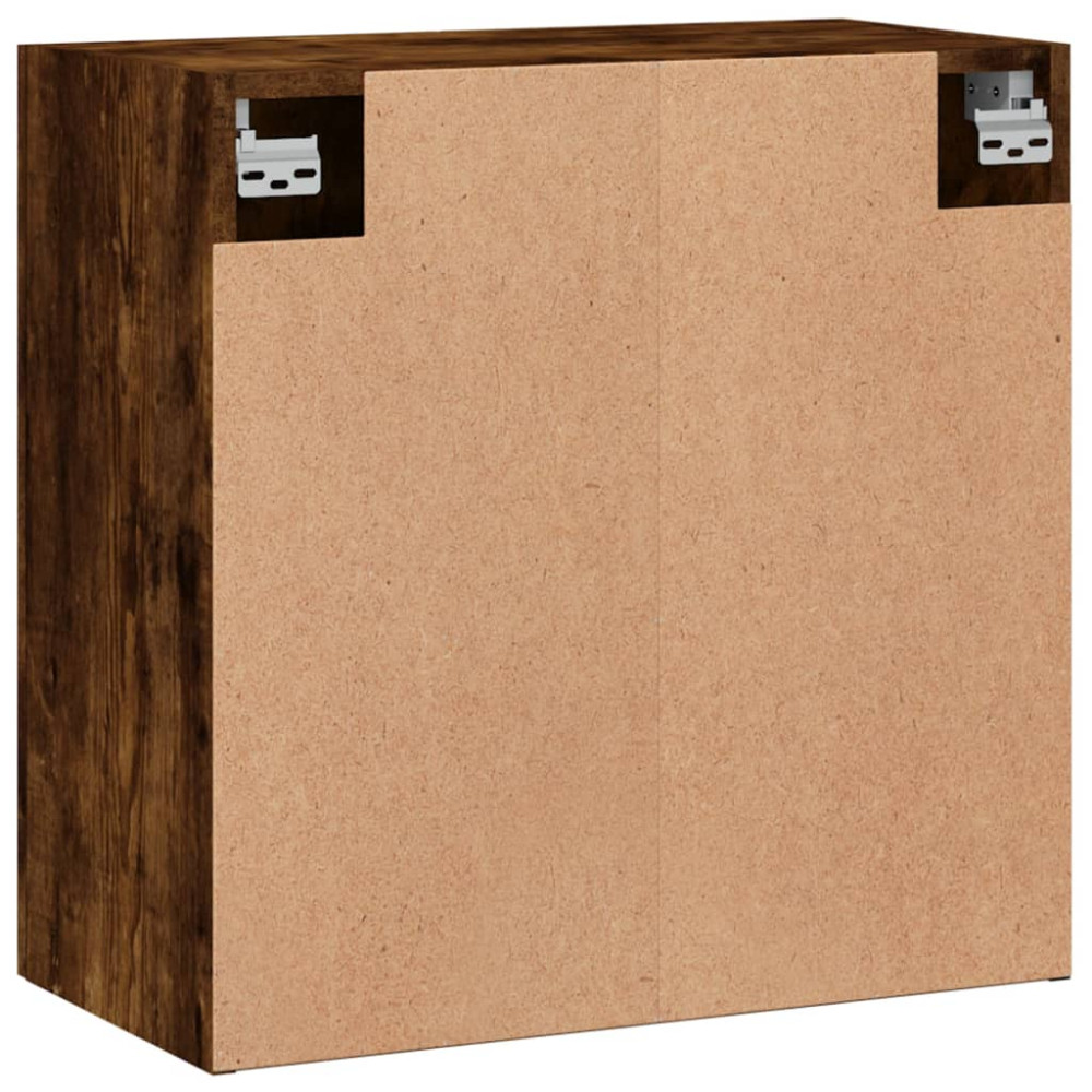 Produktbild för Väggskåp rökfärgad ek 60x31x60 cm konstruerat trä