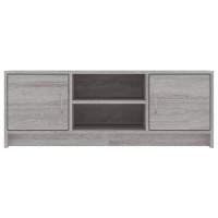 Produktbild för Tv-bänk grå sonoma 102x30x37,5 cm konstruerat trä
