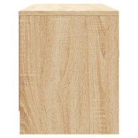 Produktbild för Tv-bänk sonoma ek 102x30x37,5 cm konstruerat trä