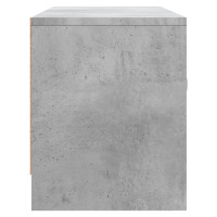 Produktbild för Tv-bänk betonggrå 102x30x37,5 cm konstruerat trä