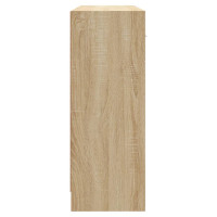 Produktbild för Skänk sonoma-ek 91x28x75 cm konstruerat trä