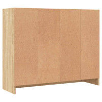 Produktbild för Skänk sonoma-ek 91x28x75 cm konstruerat trä