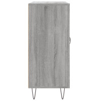Produktbild för Skänk grå sonoma 90x34x80 cm konstruerat trä