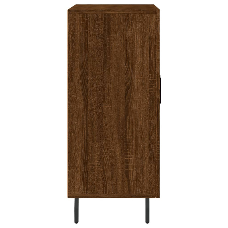 Produktbild för Skänk brun ek 90x34x80 cm konstruerat trä