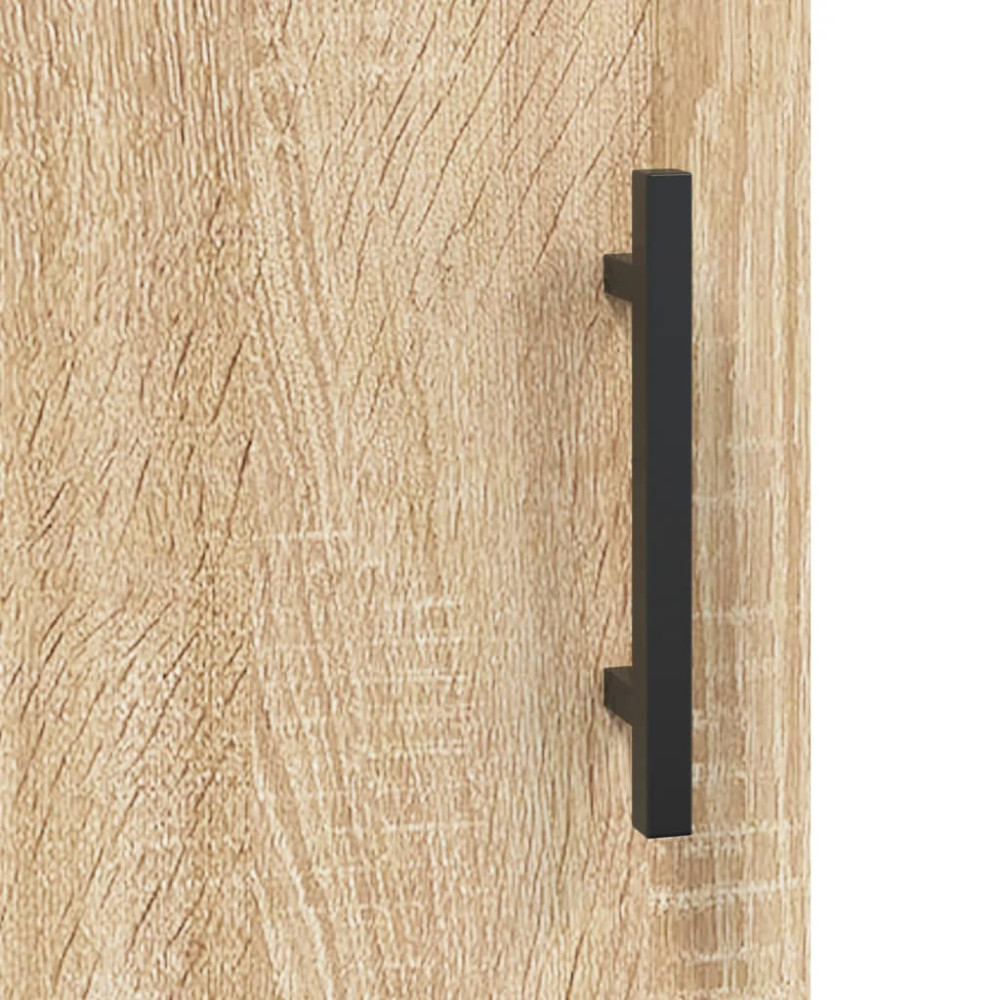 Produktbild för Skänk sonoma-ek 90x34x80 cm konstruerat trä