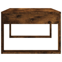 Produktbild för Soffbord rökfärgad ek 102x50x35 cm konstruerat trä