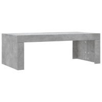 Produktbild för Soffbord betonggrå 102x50x36 cm konstruerat trä