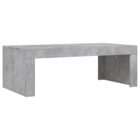 Produktbild för Soffbord betonggrå 102x50x36 cm konstruerat trä