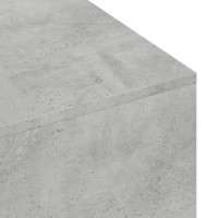Produktbild för Soffbord betonggrå 100x49,5x31 cm konstruerat trä