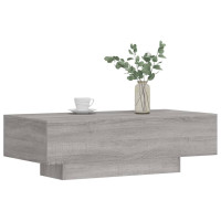 Produktbild för Soffbord grå sonoma 100x49,5x31 cm konstruerat trä