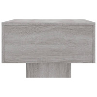 Produktbild för Soffbord grå sonoma 100x49,5x31 cm konstruerat trä