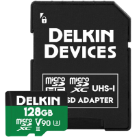 Miniatyr av produktbild för Delkin microSD Power 2000x UHS-II (V90) R300/W250 128GB