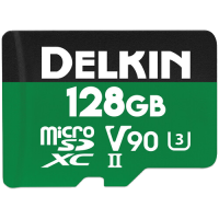 Miniatyr av produktbild för Delkin microSD Power 2000x UHS-II (V90) R300/W250 128GB