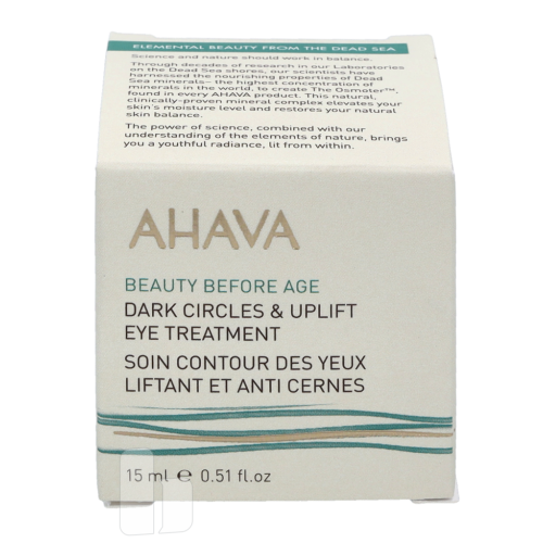 Ahava Ahava B.B.A. Dark Circles & Uplift Eye Treatment 15 ml Dam