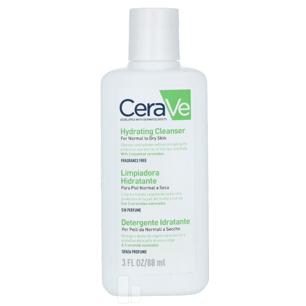 Produktbild för CeraVe Hydrating Cleanser Normal to Dry Skin 88 ml Unisex